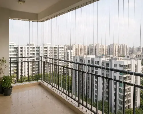 Invisible Grill installation for window safety